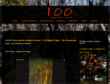 Tablet Screenshot of 100bigfootnights.com